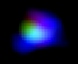 Close up of oxygen and hyrdogen reionization viewed together. (Image: ALMA (ESO/NAOJ/NRAO), NAOJ)